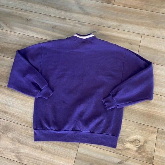 Vintage Snowglobe Purple Athletic Graphic Crewneck Women XL‎ - Picture 4 of 4